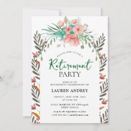 Convite de Celebração de Aposentadoria Elegante