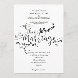 Convite de Celebração de Casamento