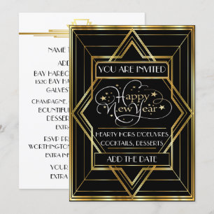 Convite de Celebração de Champanhe Deco Corrigido