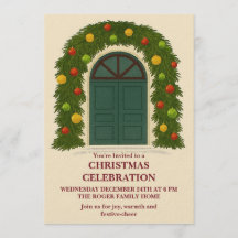 Convite de Celebração de Natal