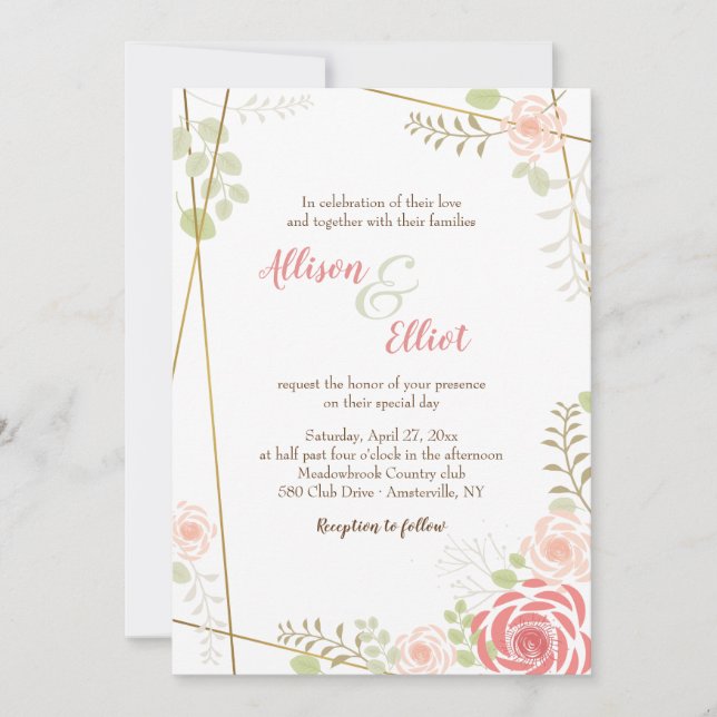 Convite de Celebração do Amor (Frente)