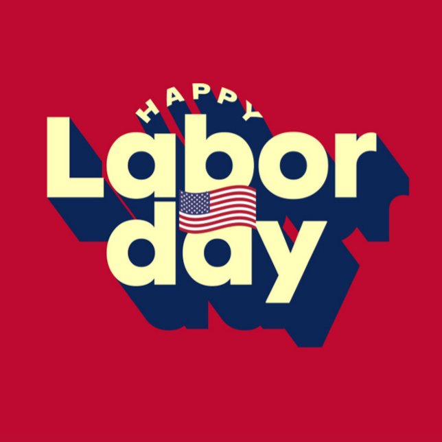 Convite de Celebração do Dia do Trabalho Feliz  ("Happy Labor Day")