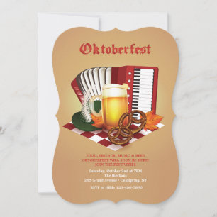 Convite de Celebração do Oktoberfest