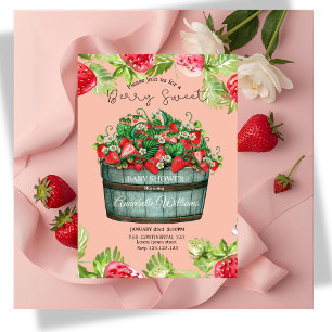 convite de chá de bebê baby shower doce como fruta