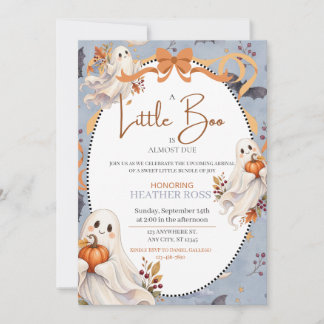 Convite de Chá de Bebê da Little Boo
