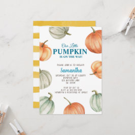 Convite de Chá de Bebê de Abóbora, Chá de Bebê de 