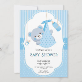 Convite de Chá de Bebê Floral Elegante