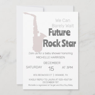 Convite de Chá de Bebê Neutro em Gênero Mal Podemo