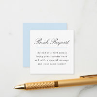 Convite de Chá de Bebê para Livro Azul Grand Mille