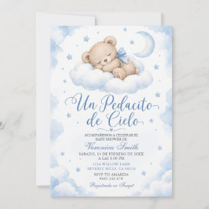 Convite de Chá de Bebê Um Pedacito de Cielo