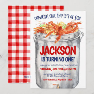 Convite de Chá de Casal com Ensopado de Lagostim