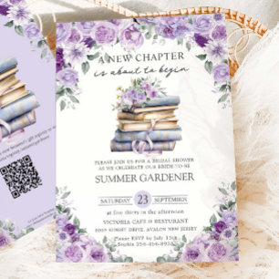 Convite de Chá de Noiva Capítulo Novo Livros Flora