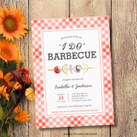 Convite de Chá de Noiva Churrasco Eu Caso Barbecue