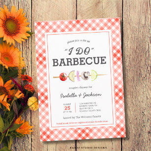 Convite de Chá de Noiva Churrasco Eu Caso Barbecue