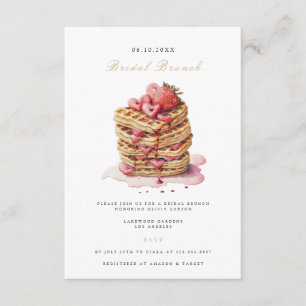 Convite de Chá de Noiva de Brunch de Noiva Elegant