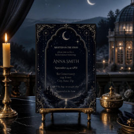 Convite de Chá de Noiva Escrito nas Estrelas