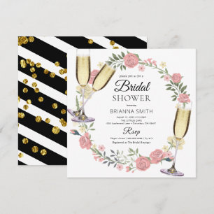 Convite de Chá de Noiva Floral