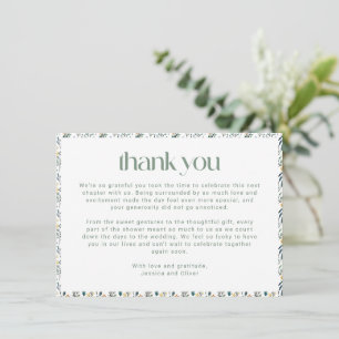 Convite de Chá de Noiva Personalizado Boho Wildflo