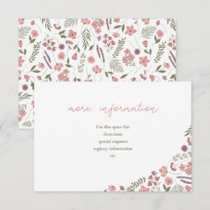 convite de chá de panela de noiva com flor silvest