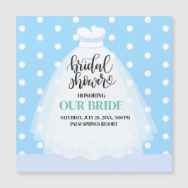 Convite de Chá de panela de Vestido Casado