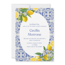 Convite de Chá de Panela La Dolce Vita