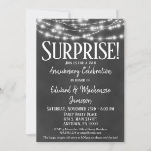 Convite de Chalkboard para Festa de Aniversário Su