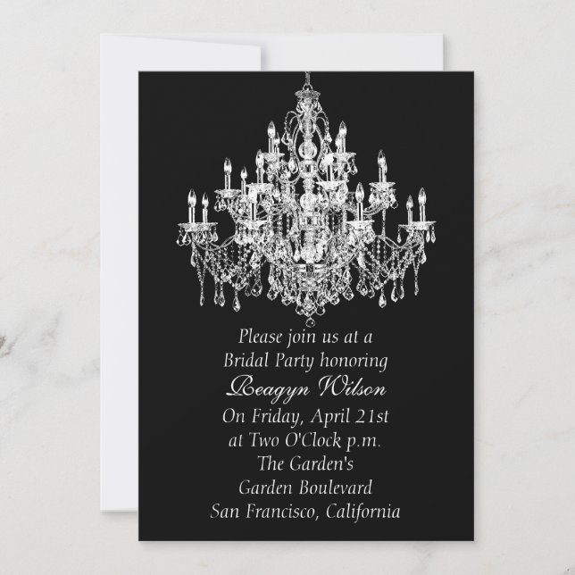 Convite De Chandee Amore (Frente)