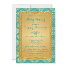 Convite de Churrasco de Bebê com Glitter FALSO Ver