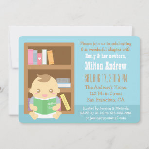 Convite de Churrasco de Bebê Menino Temático de Li