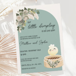 Convite de Churrasco de Bebê Sage Boho Little Dump