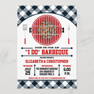 Convite de Churrasco "Eu Aceito"