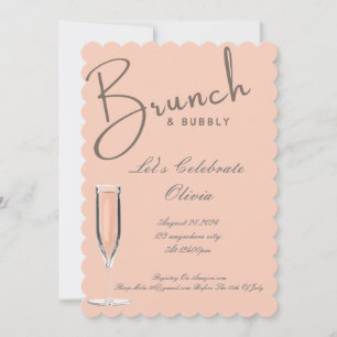 CONVITE DE CHUVA DE PRESENTES DE NOIVA COM BRUNCH