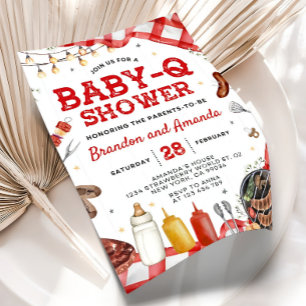 Convite de Chuvade Bebê Baby-Q, Baby Q Quintal Cou