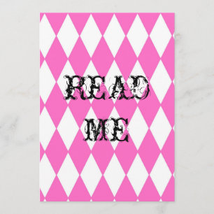 Convite de Chuveiro de Alice no País das Maravilha