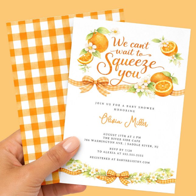 Convite de Chuveiro de Bebê Little Cutie (Criador carregado)