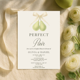 Convite de Chuveiro de Casais Coquette Perfect Pai