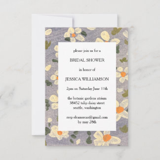 Convite de Chuveiro de Noiva Floral