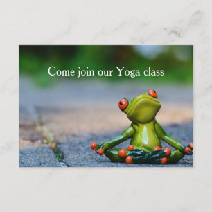 Convite de classe Yoga