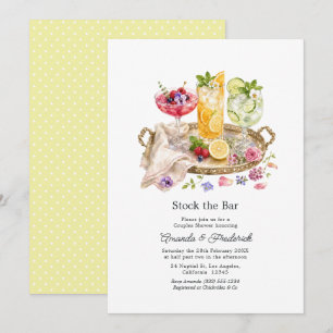 Convite de Cocktail para Casal Elegante para Abast