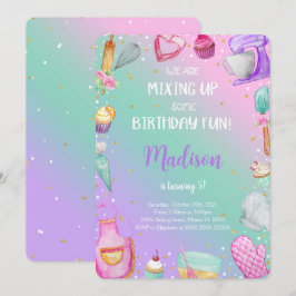 Convite de Confeitaria