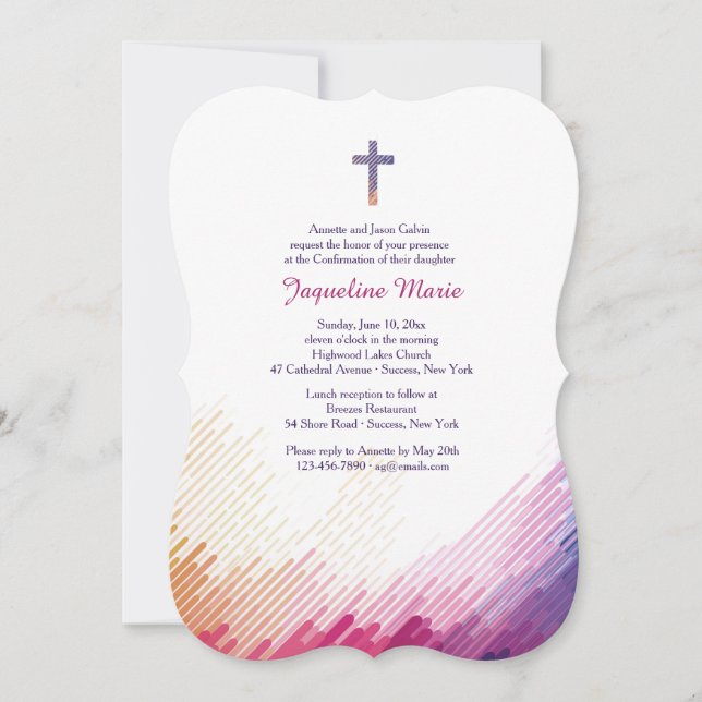 Convite de Confirmação de Traços (Frente)