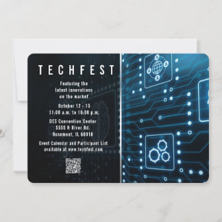 convite de convenção de tecnologia