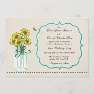 Convite de Convênio Mason Jar