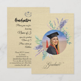 Convite de Convidado para Festa de Formatura Boho