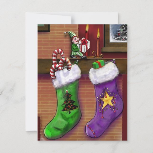 CONVITE DE CONVITE PARA ESTUFFERS DE FÉRIAS (Frente)