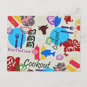 Convite de Cookout Personalizado Fácil -