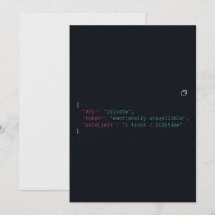 Convite de Cota Black & White Coder – Personalize