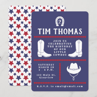 Convite de Cowboy