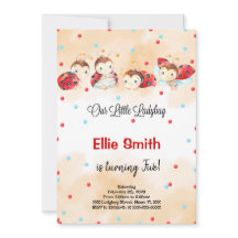 Convite de Damybug Birthday