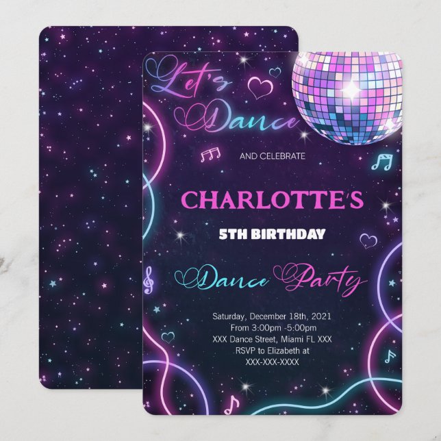 Convite de Dança (Frente/Verso)